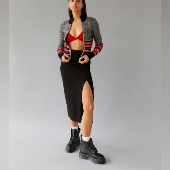 Zip up marled sweater size L - Picture 2 of 8